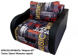 Кресло-кровать "Мария-2П" (ткань: Принт Мьюзик)
