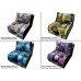Кресло-кровать "Мария-2" (ткань: Принт Мьюзик фиолетовый)